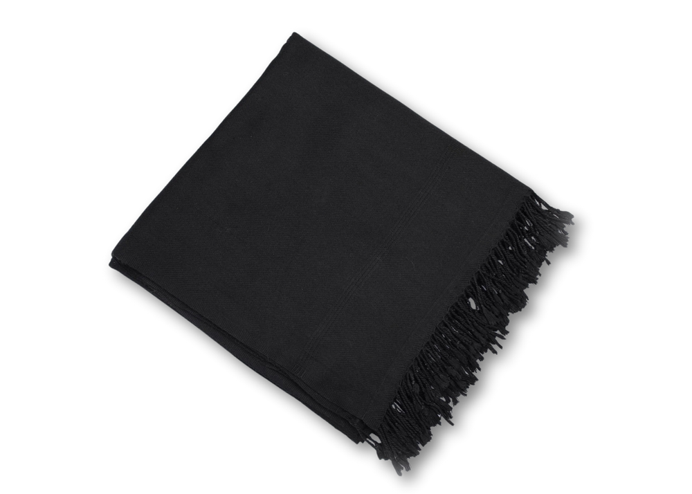Black Premium Wool Shawl