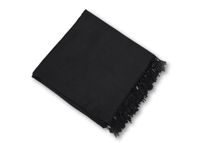 Black Premium Wool Shawl
