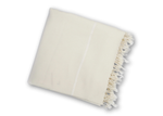 Plain White Premium Wool Shawl