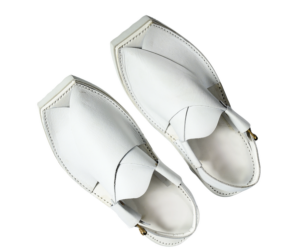 Kaptaan Chappal - All White