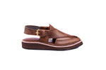 Kaptaan Chappal - Brown Double shade