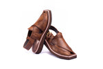 Kaptaan Chappal - Brown Double shade