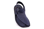 Blue Suede Peshawari Chappal