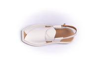 Kaptaan Chappal - White